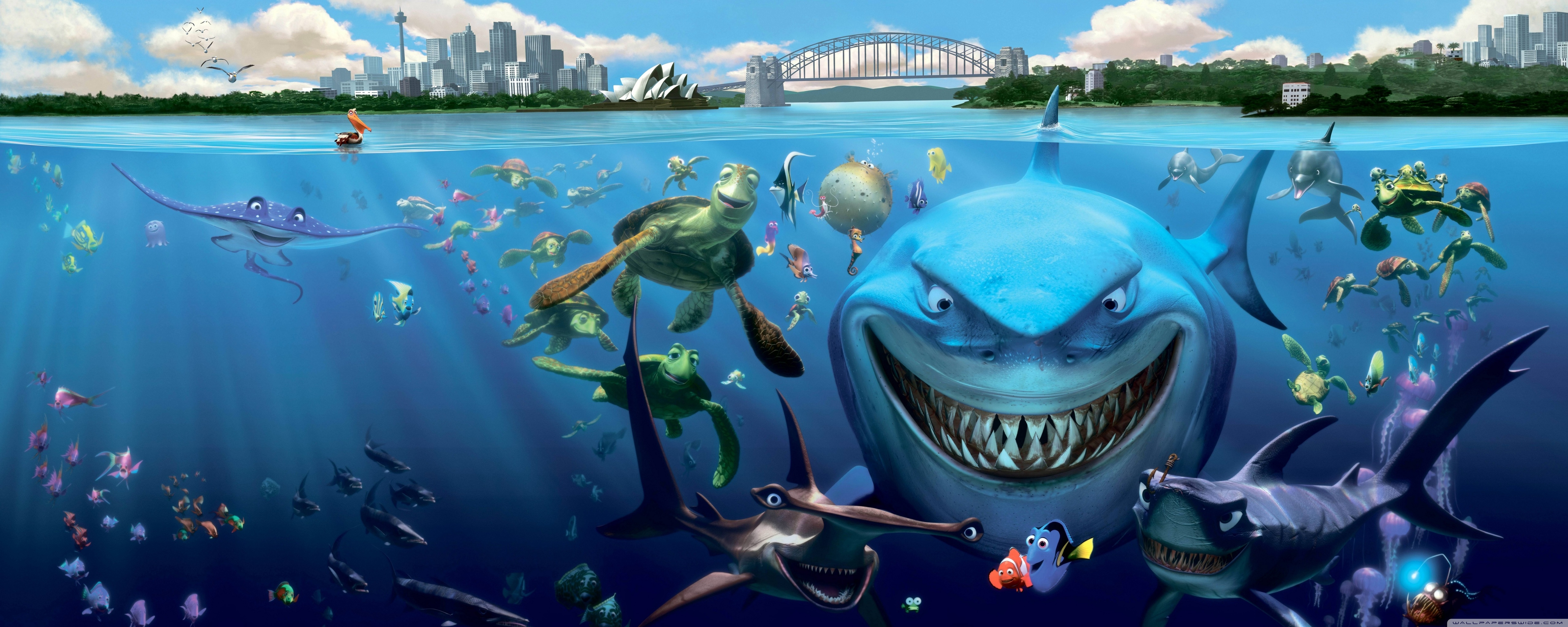 Finding Nemo Cast Ultra HD Desktop Background Wallpaper For 4k UHD