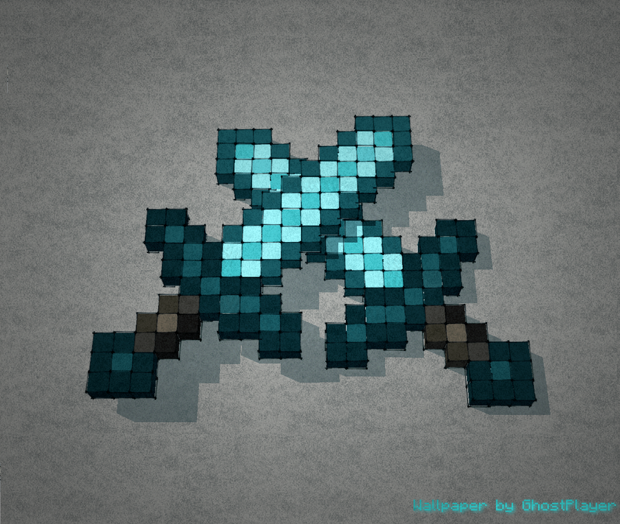 Minecraft enchanted swords by Mouldycornjack on DeviantArt