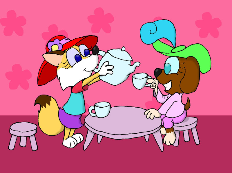 Super Girly Tea Party Request By Earthvsthederek