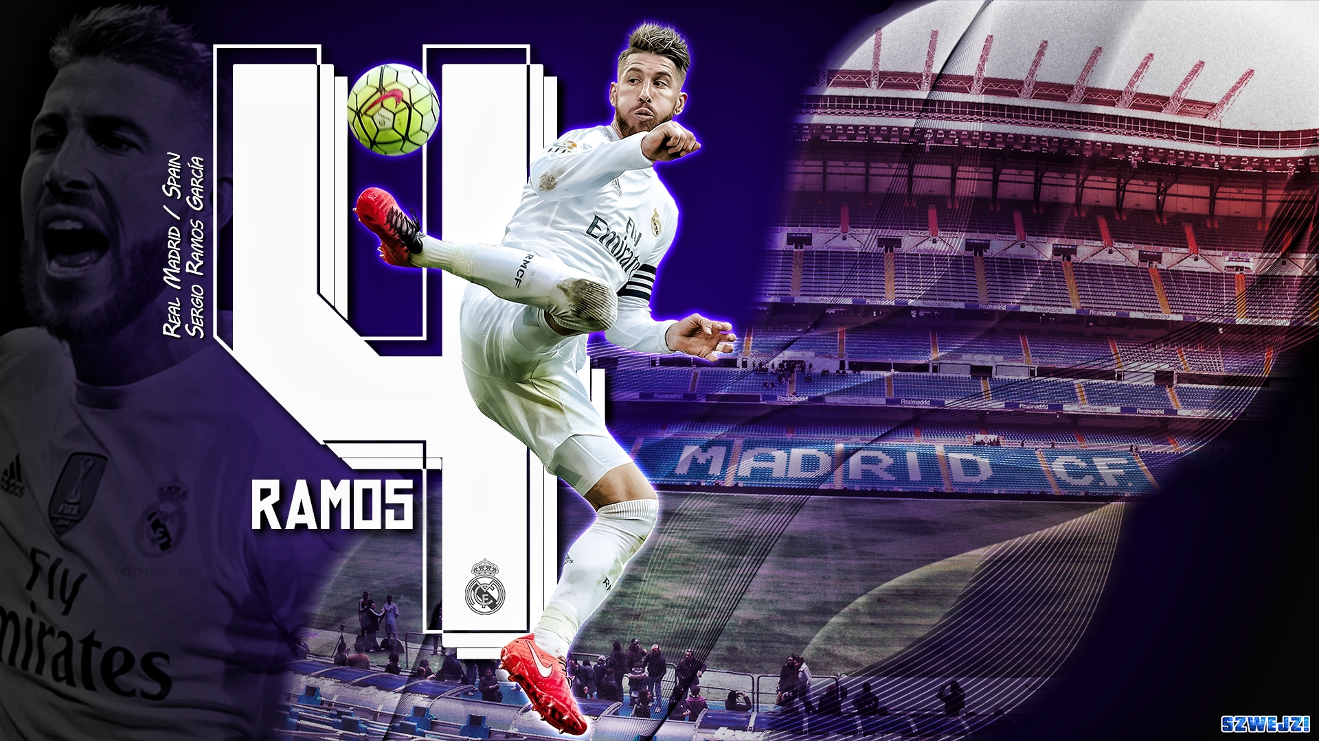 Sergio Ramos Spanish Real Madrid C F