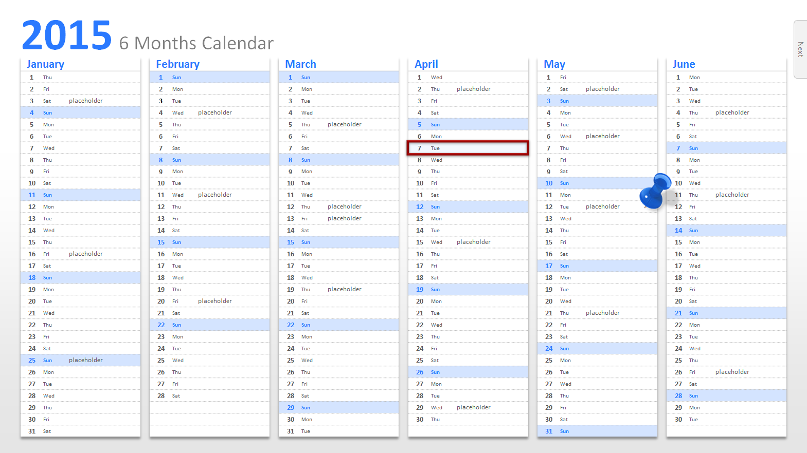 Powerpoint Calendar The Perfect Start For Presentationload