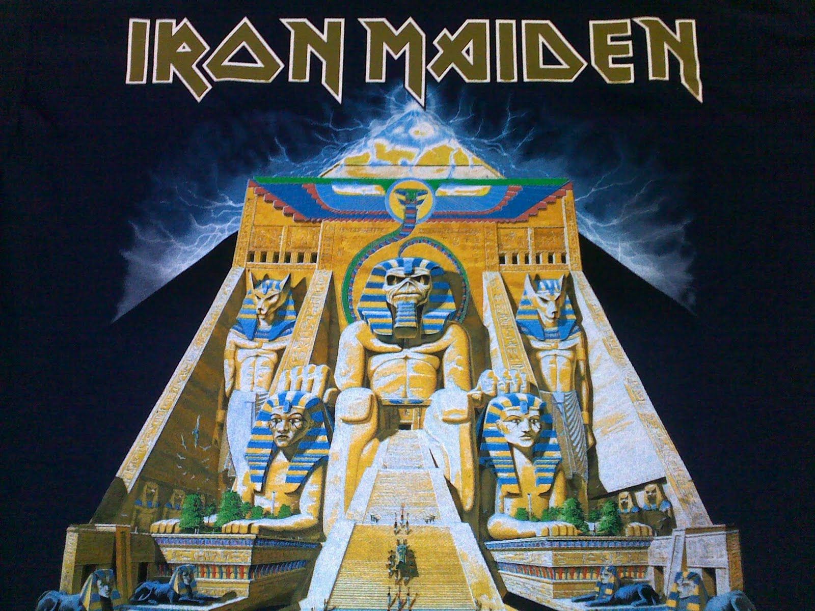 Powerslave Iron Maiden Cover Wallpaper Teahub Io