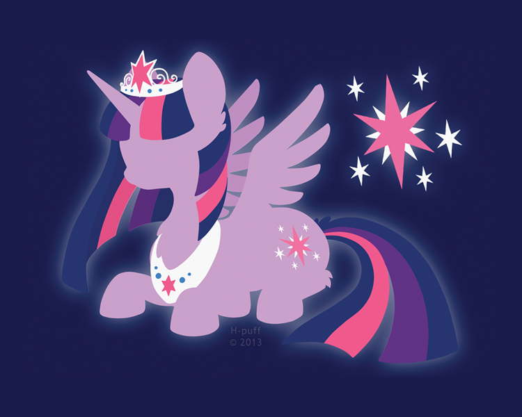 Princess Twilight Sparkle Silhouette Wallpaper By Hpuff