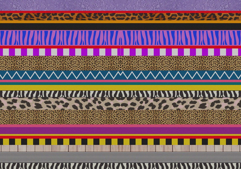 Aztec Native Navajo Geometric Motif African Vibrant Pattern Background
