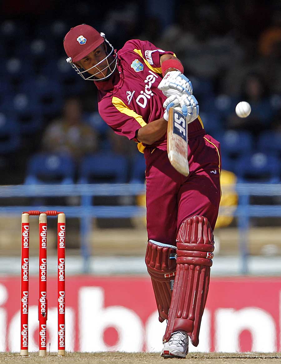 West Indies V India Simmons