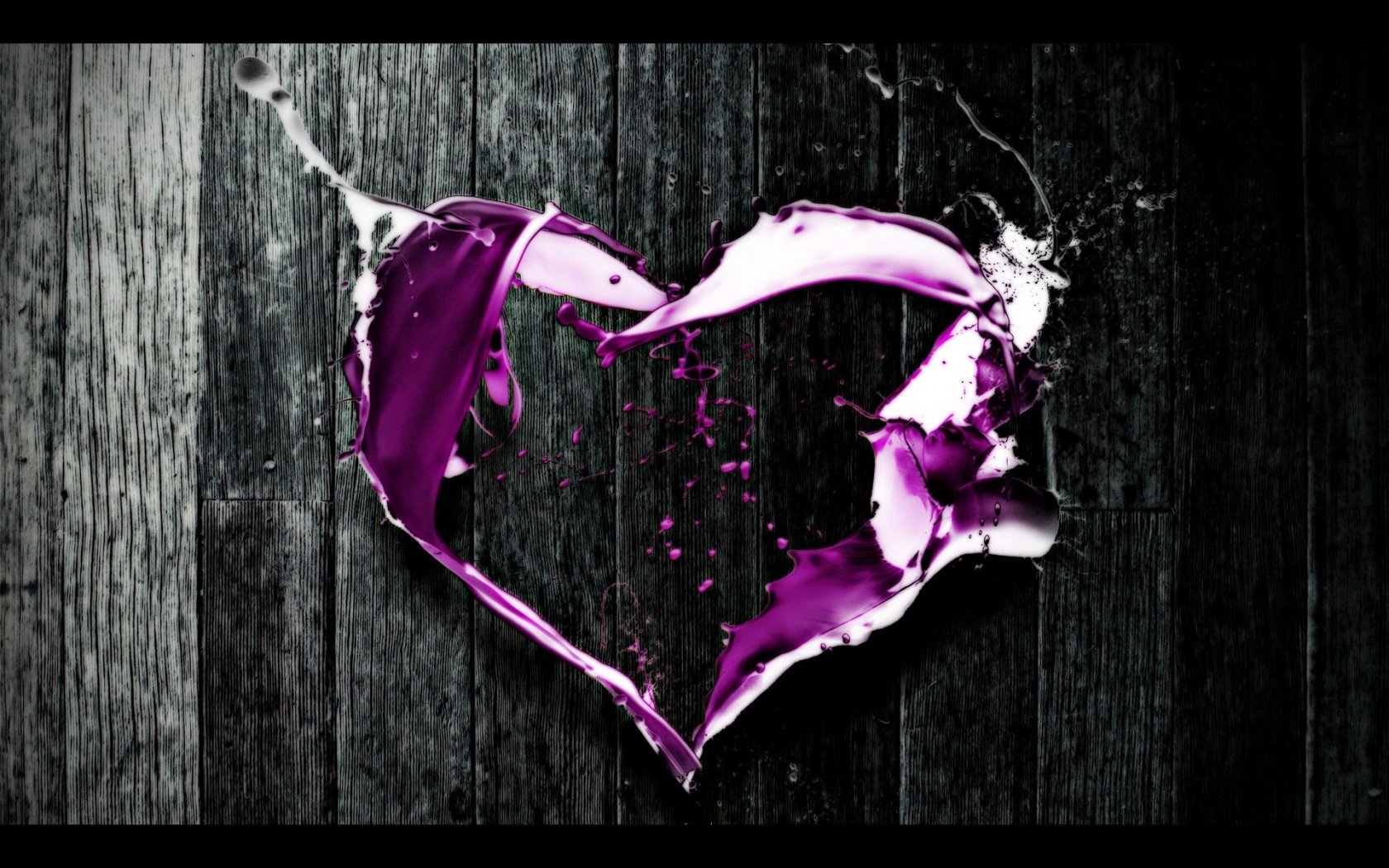 Purple Heart Wallpaper HD Background Desktop
