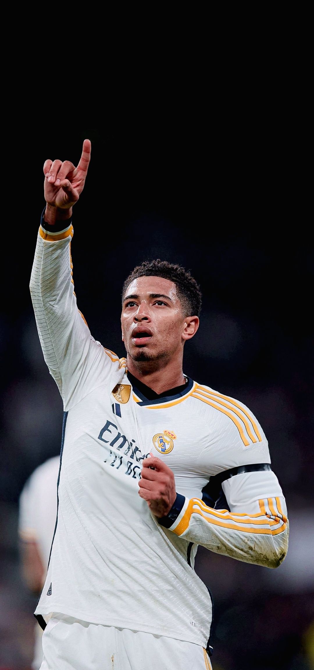 Jude Bellingham celebrating a goal for Real Madrid