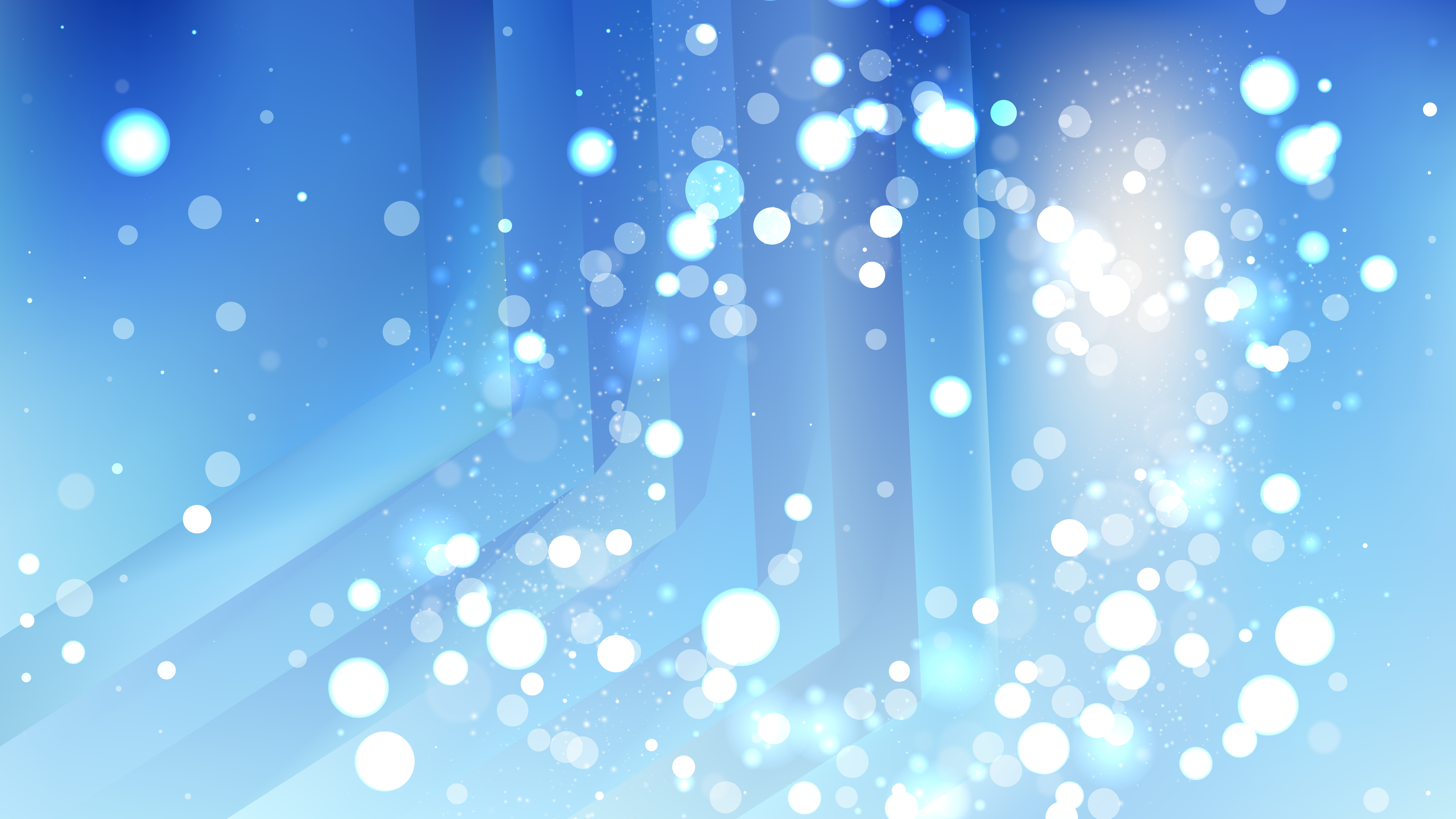 Abstract Blue Defocused Background Vector