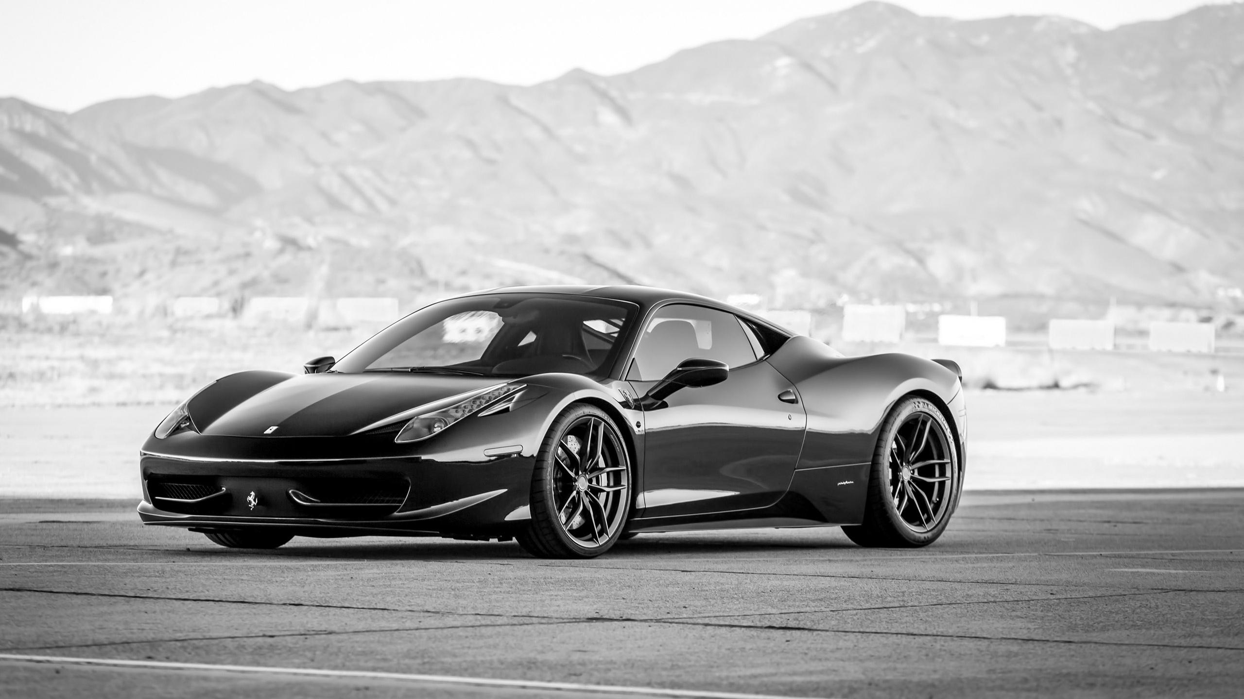 Vorsteiner Ferrari V Ff Black Wallpaper HD Car