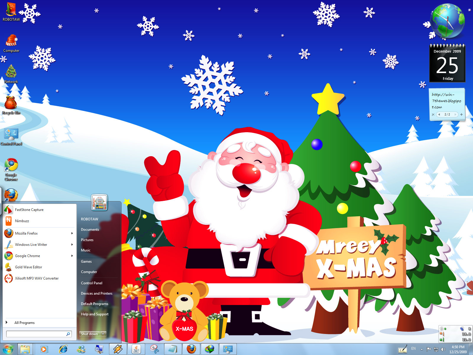 Tìm kiếm một hình nền Giáng sinh hoàn toàn miễn phí cho Windows 7? Hãy tải ngay để thay đổi giao diện máy tính của mình với các hình ảnh đầy hứng khởi và rực rỡ của mùa lễ hội này.