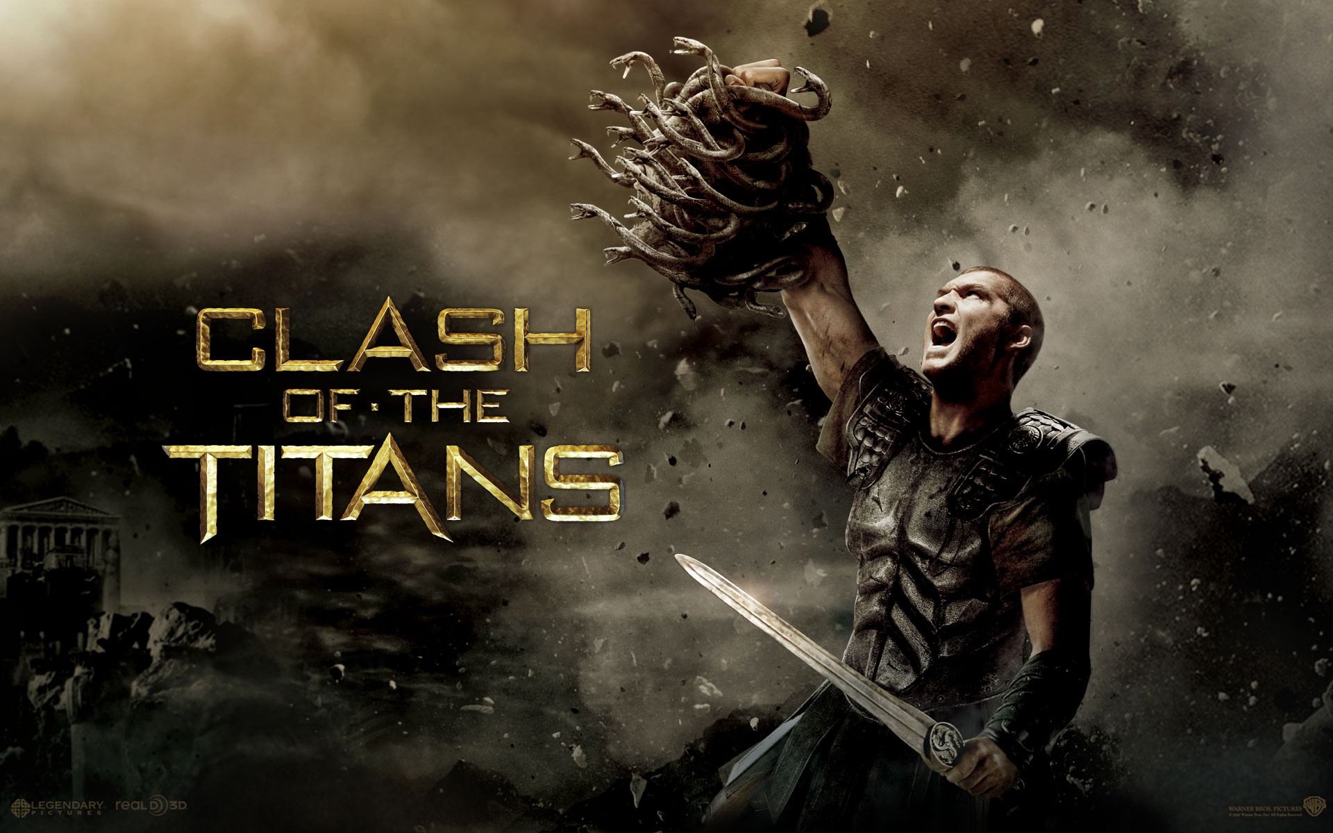 Clash Of The Titans Medusa S Head Desktop Wallpaper