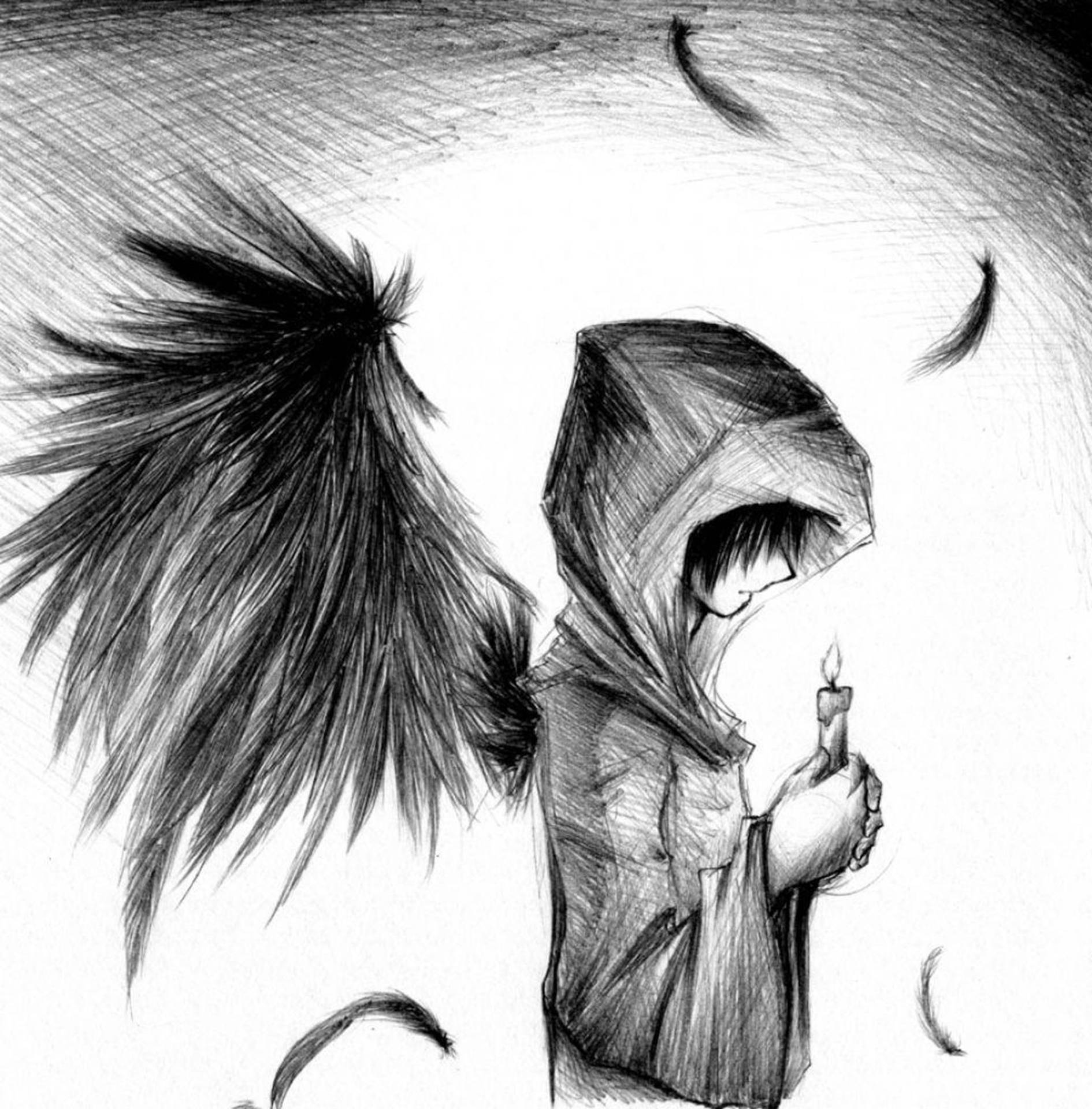Sad Drawings Wallpaper