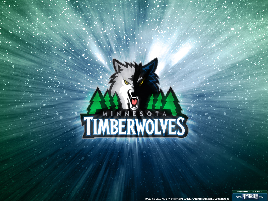 Minnesota Timberwolves Is With A Team Logo Wallpaper On Your Puter