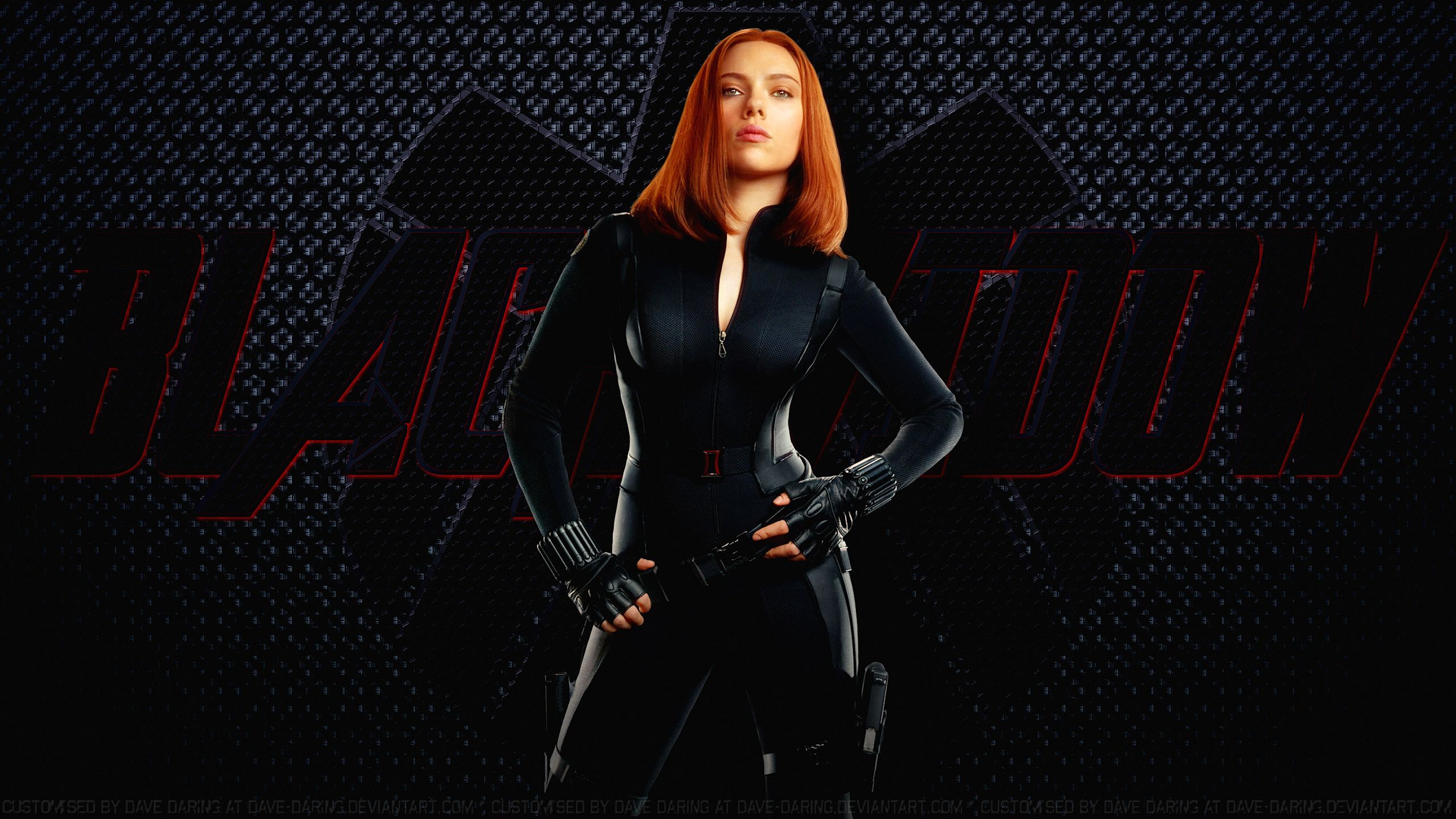 Scarlett Johansson Black Widow XVIII by Dave Daring on
