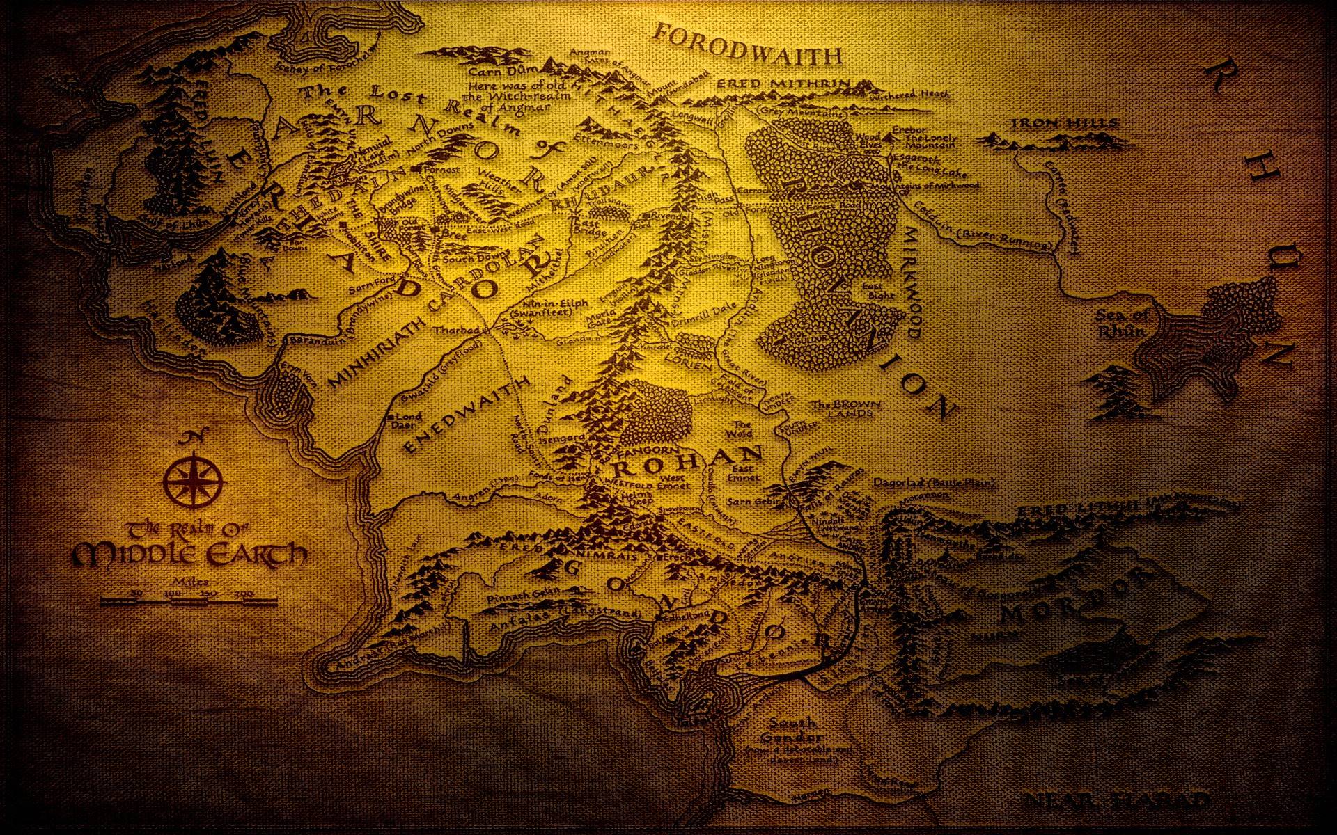 middle earth full map
