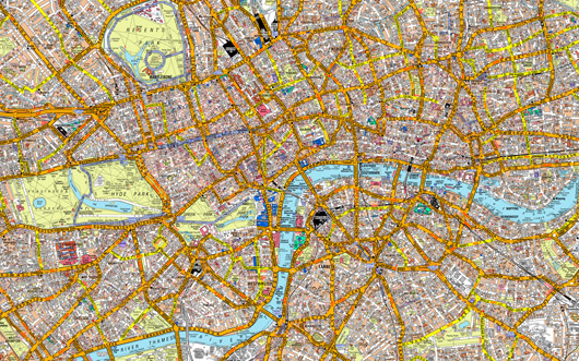 London Map Wallpaper