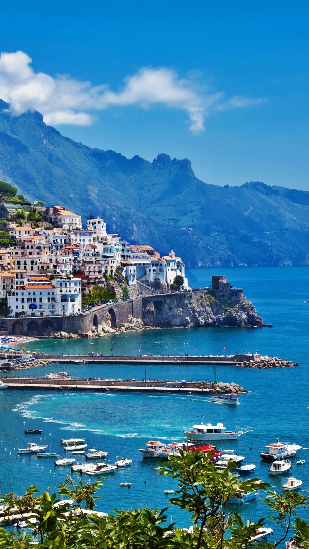 Positano Wallpaper Amalfi Coast HD