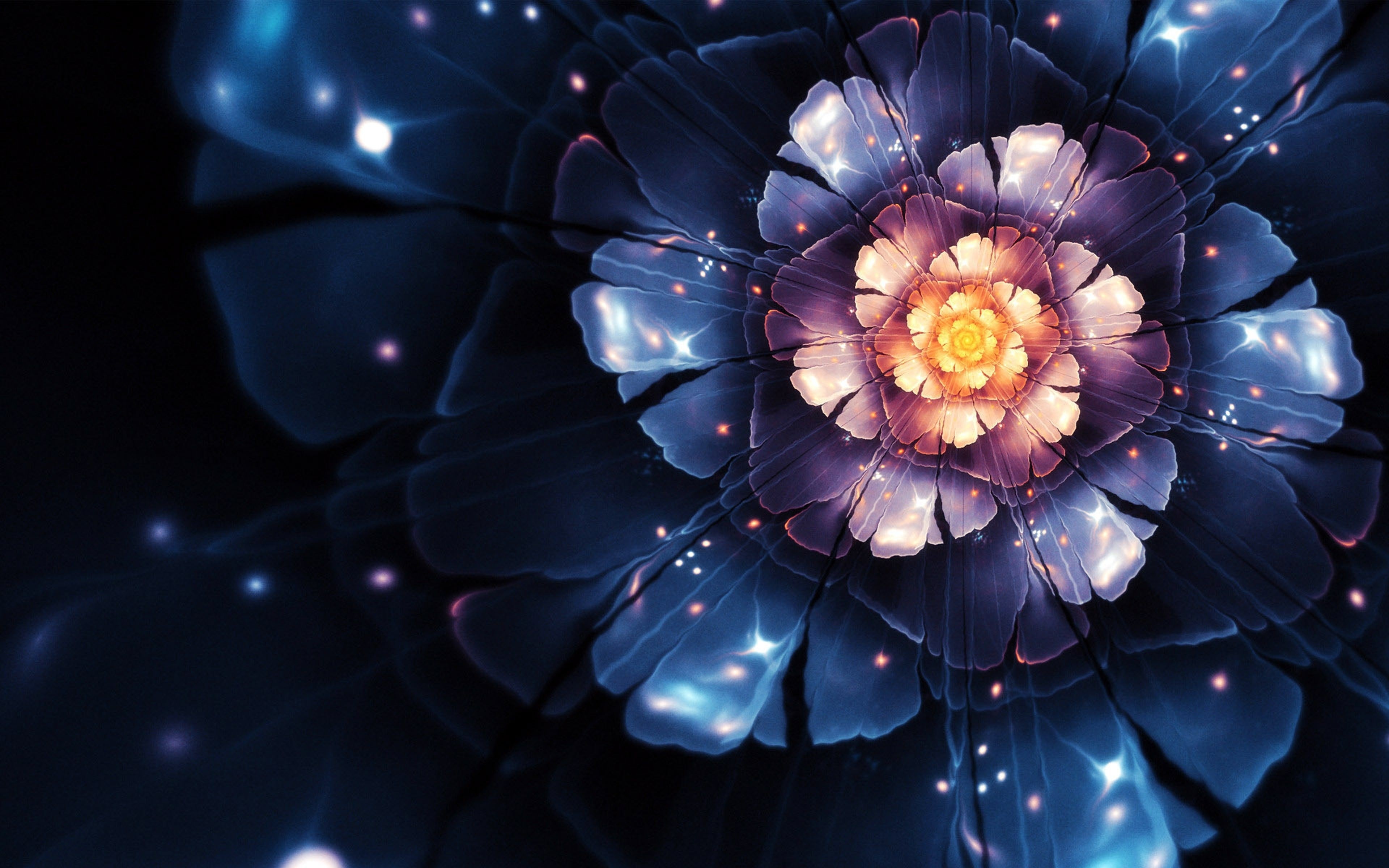 Free download Wallpaper 4k 3D Abstract Flower 4K Wallpaper [3840x2400] for  your Desktop, Mobile & Tablet | Explore 18+ Space Flower Wallpapers | Flower  Background, Flower Wallpapers, Flower Backgrounds