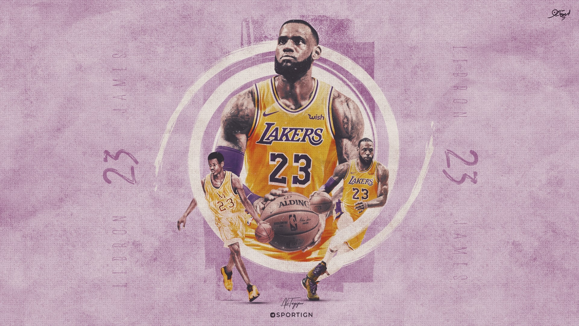 Wallpaper Of Basketball Lebron James Los Angeles Lakers Nba