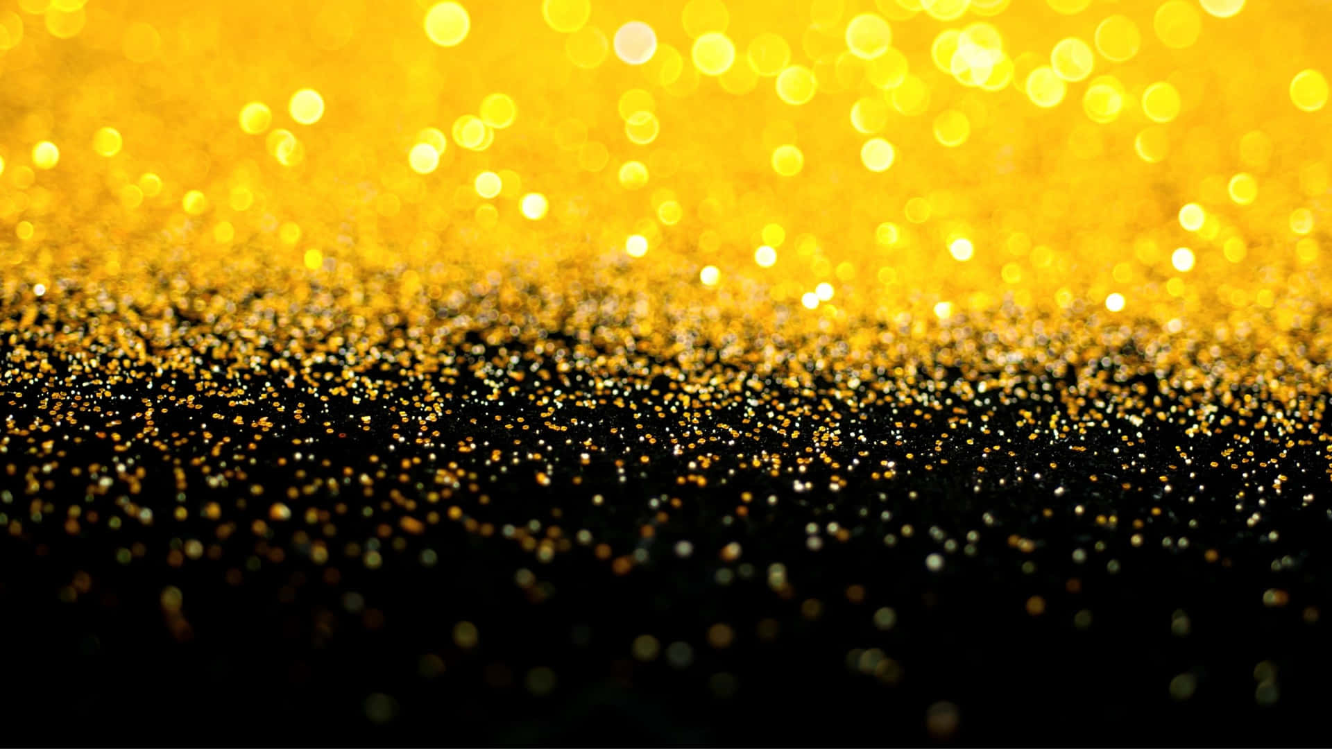 Gold And Black Glitter Wallpaper