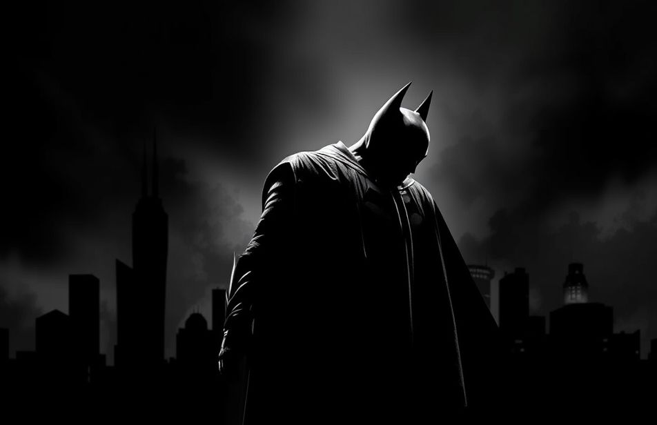 Black And White Batman Wallpaper