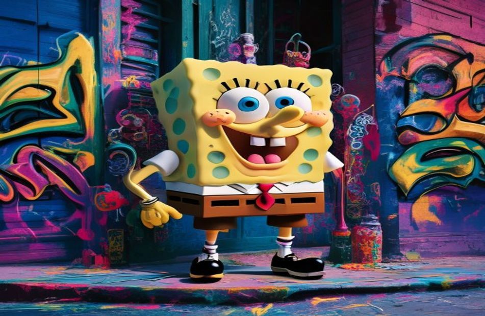Spongebob Drip Wallpaper