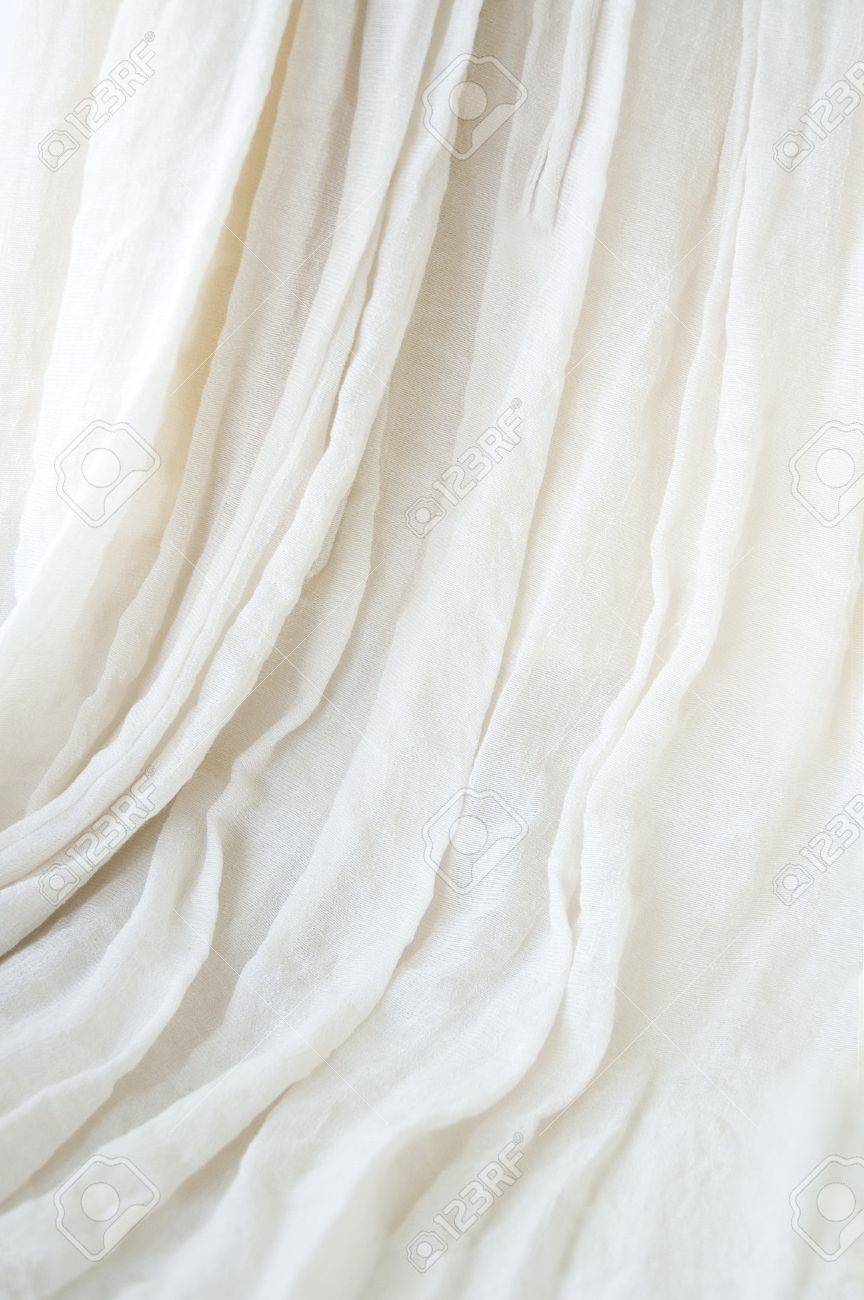 White Soft Fabric Background Photo Stock Picture And