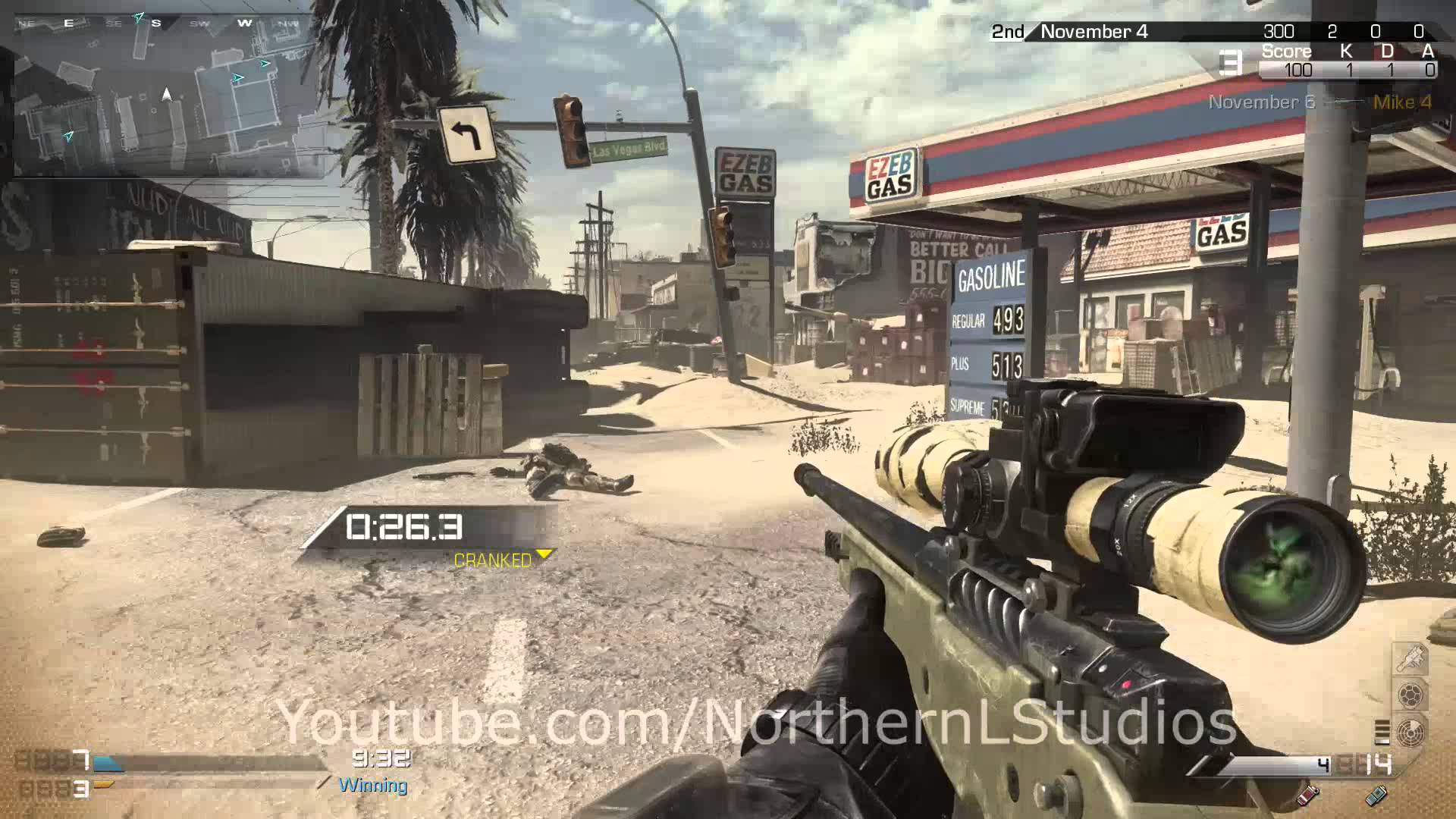 Call Of Duty Ghosts Sniper Gameplay Faze Kross