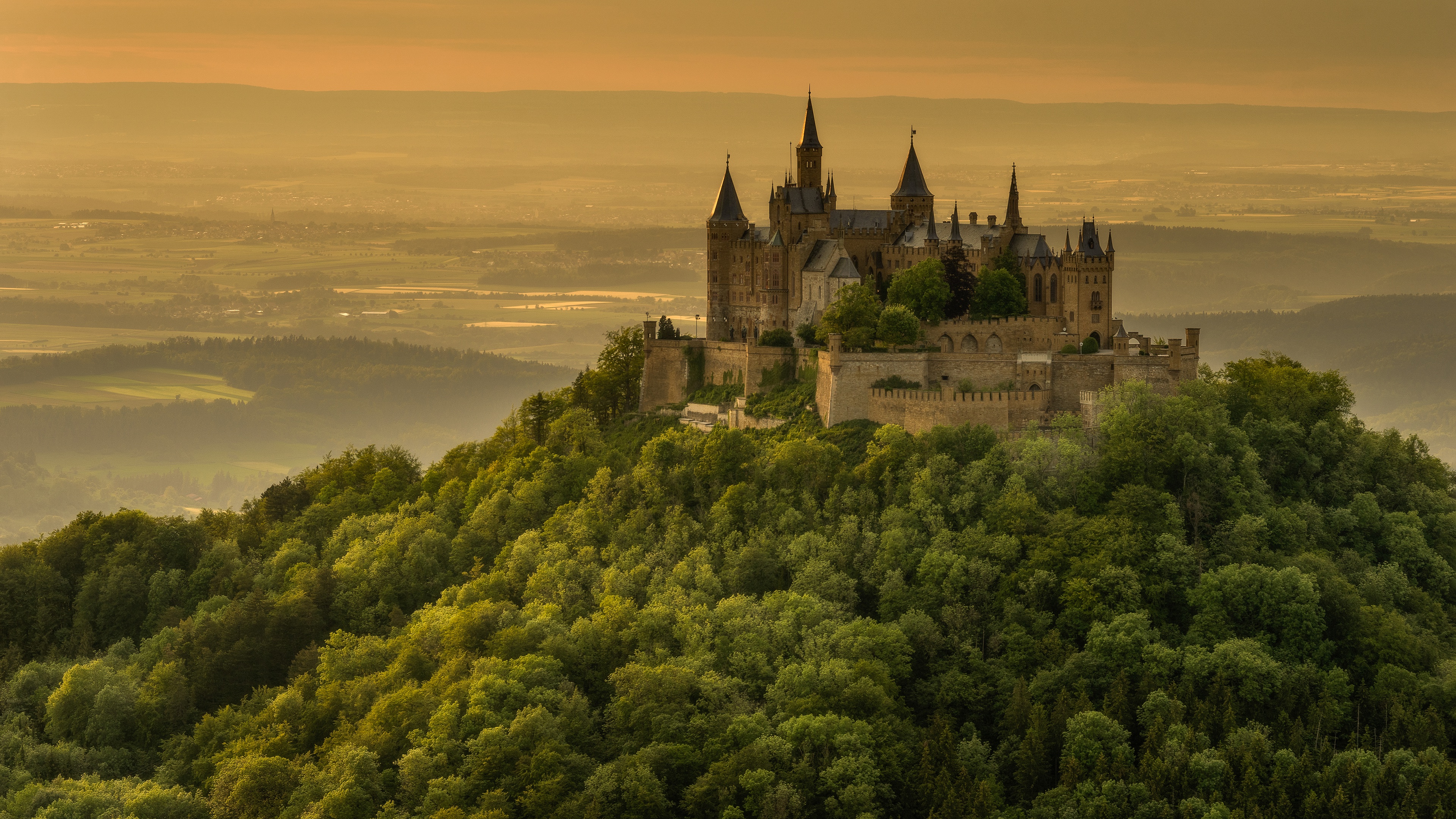 Wallpaper Germany Hohenzollern Castle Hill Cities