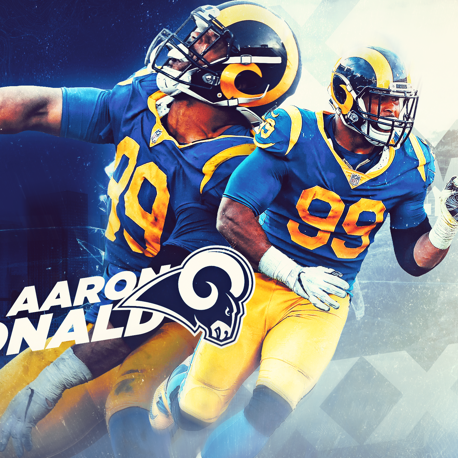 Aaron Donald Los Angeles Rams Wallpaper The Pick 6