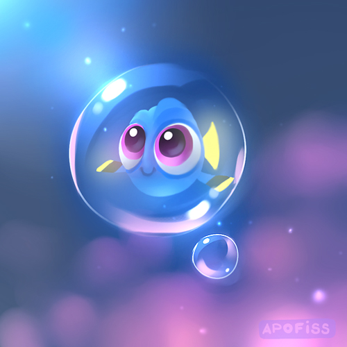 Dory In A Bubble By Apofiss