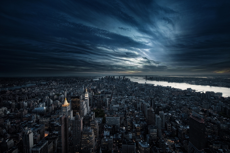 New York City HDr Photography Wallpaper Abstract
