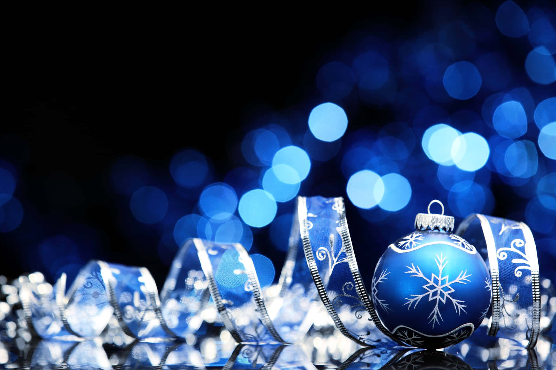 Blue Christmas Wallpaper