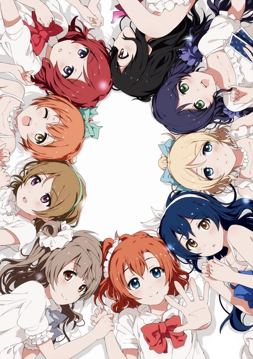 Female Anime Characters Digital Wallpaper Love Live