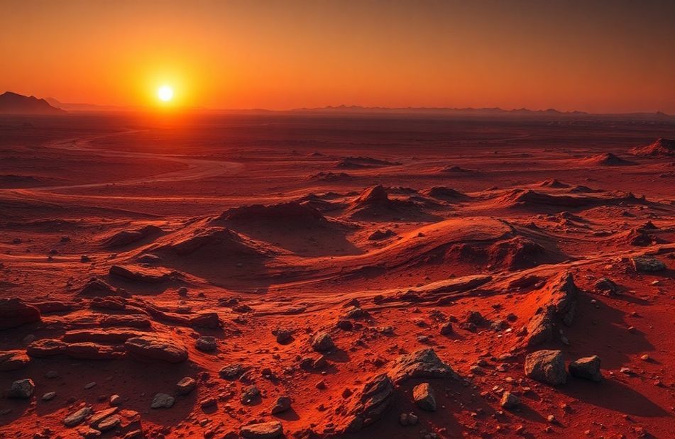 Mars Surface Wallpaper