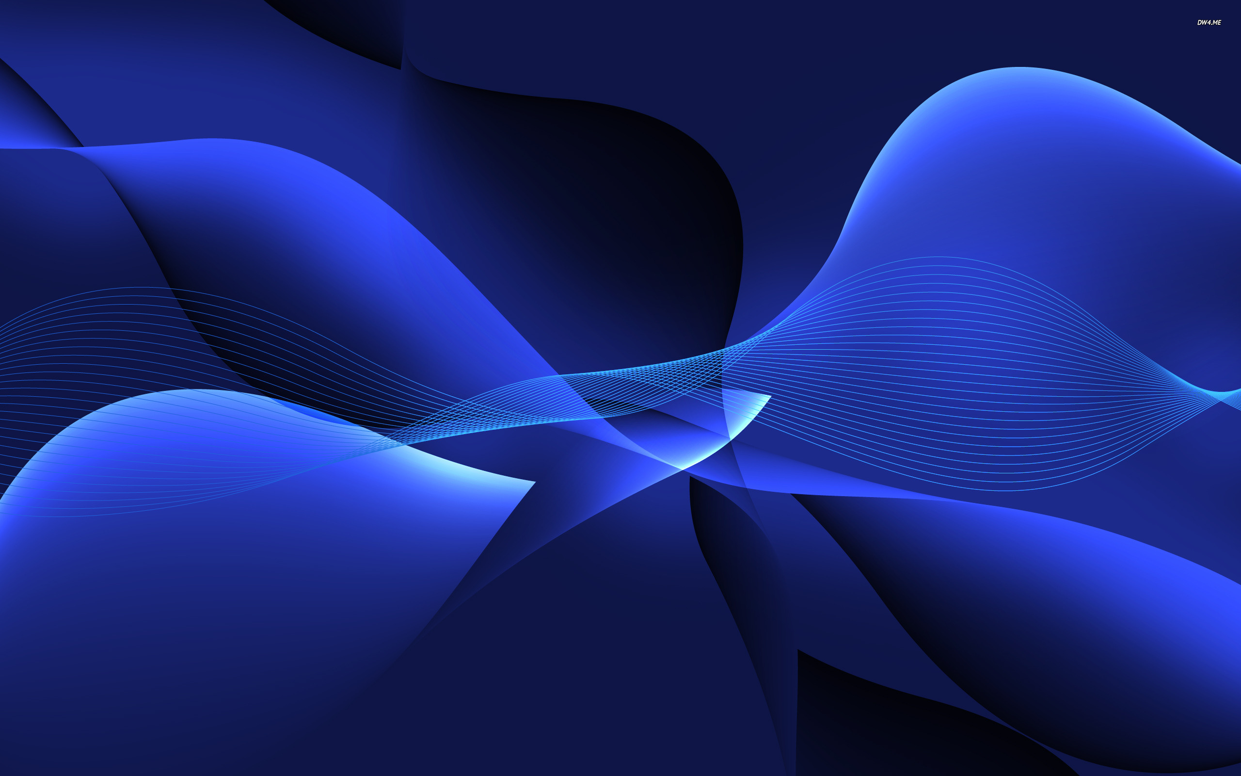 Blue waves wallpaper   Abstract wallpapers   490