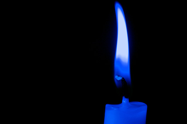 Blue Candle Flame By Nlghttrain Dpchallenge