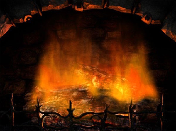 3d Animated Fireplace Screensaver