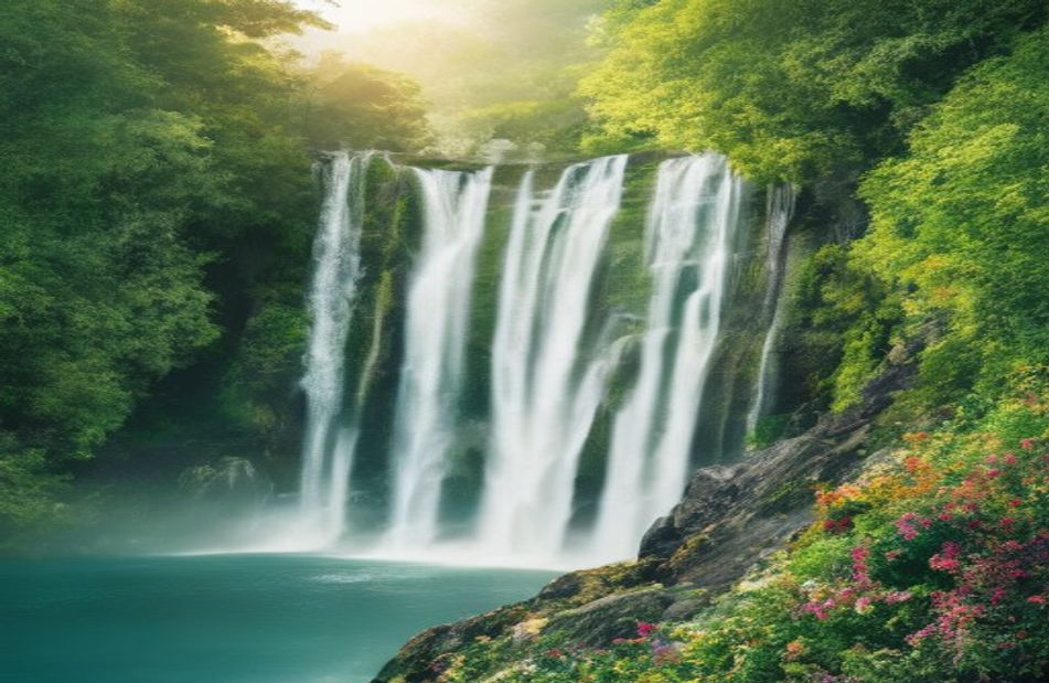 Waterfall Wallpaper With Sound