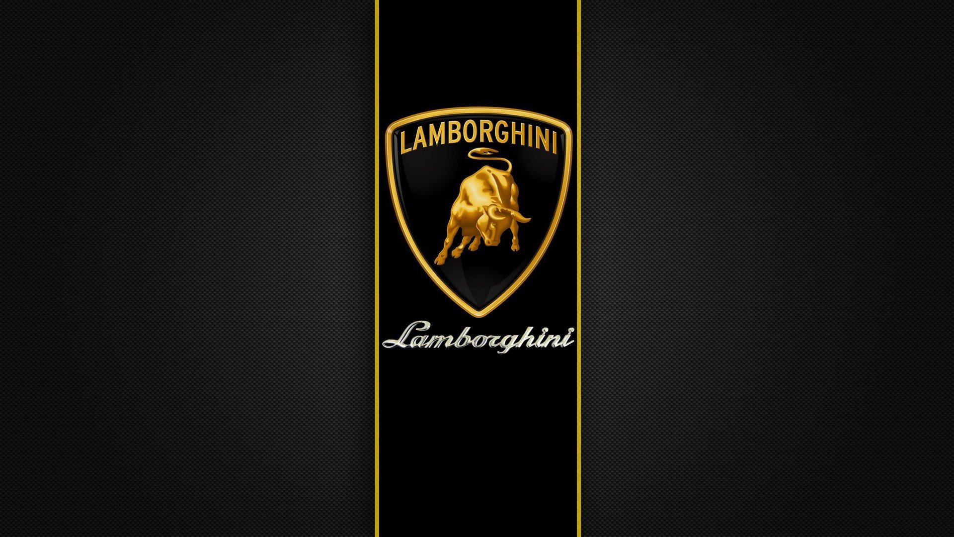 Car Black Lamborghini Logo Wallpaper HD Wallpaper with 1920x1080