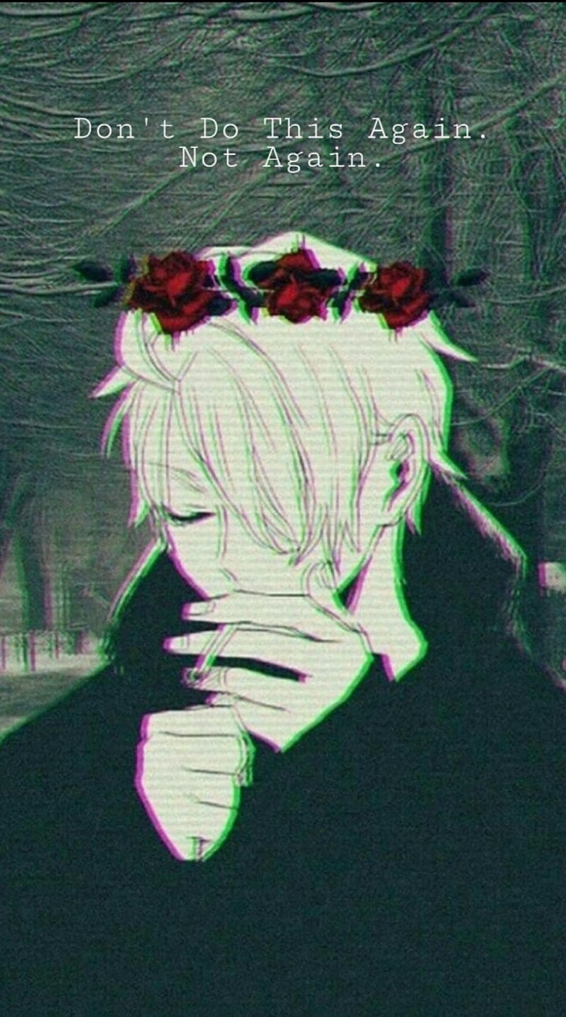 Sad Anime Aesthetic Picture Boy Wallpaper