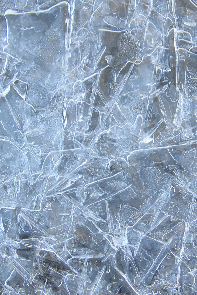 Frozen Ice iPhone Wallpaper 640x960