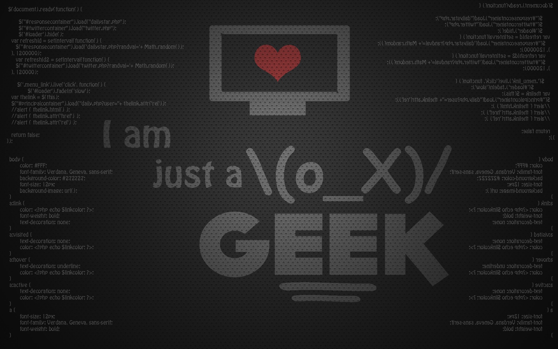 Am Just A Geek Wallpaper I Myspace Background