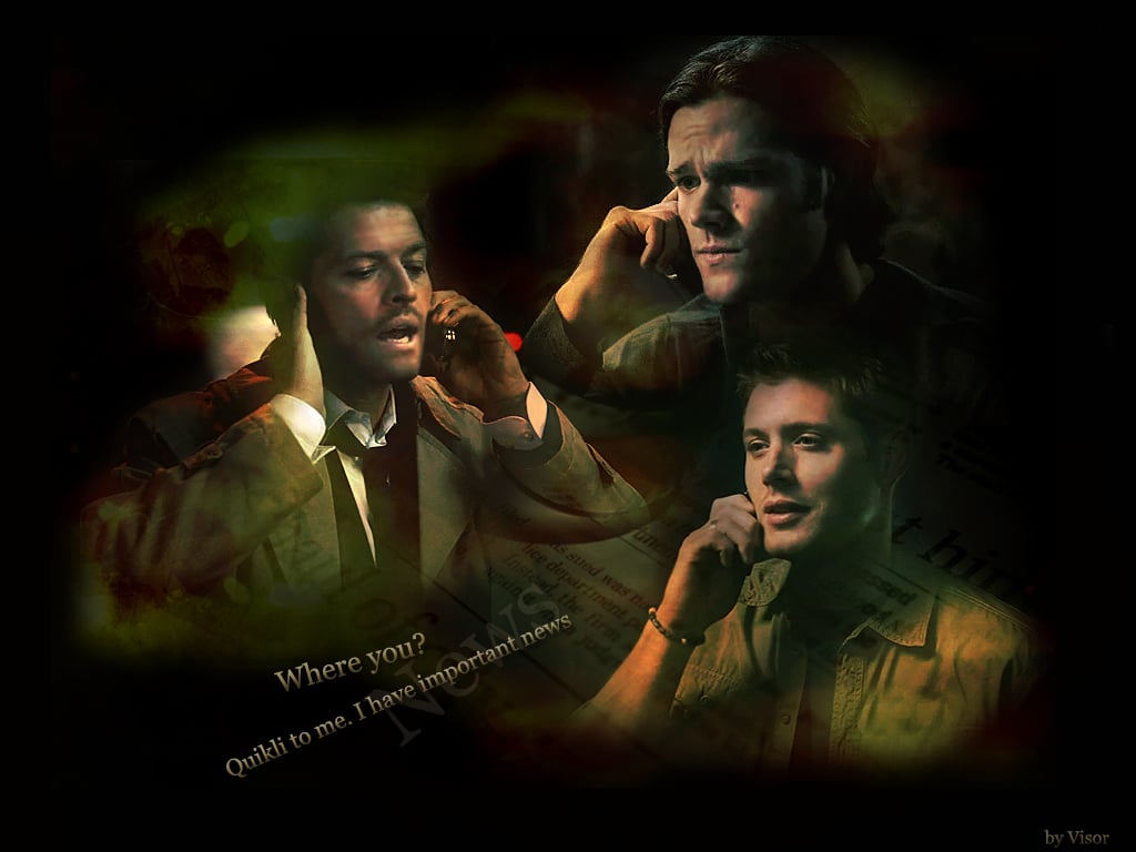 Dean Sam Castiel Supernatural Wallpaper