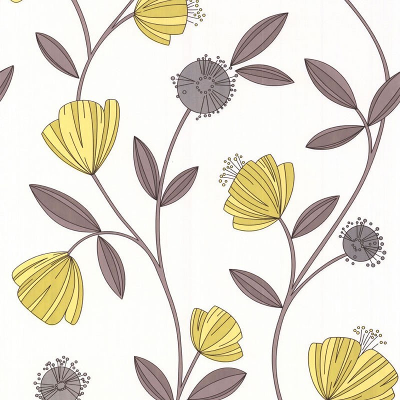 Capri Yellow Cream Wallpaper Online