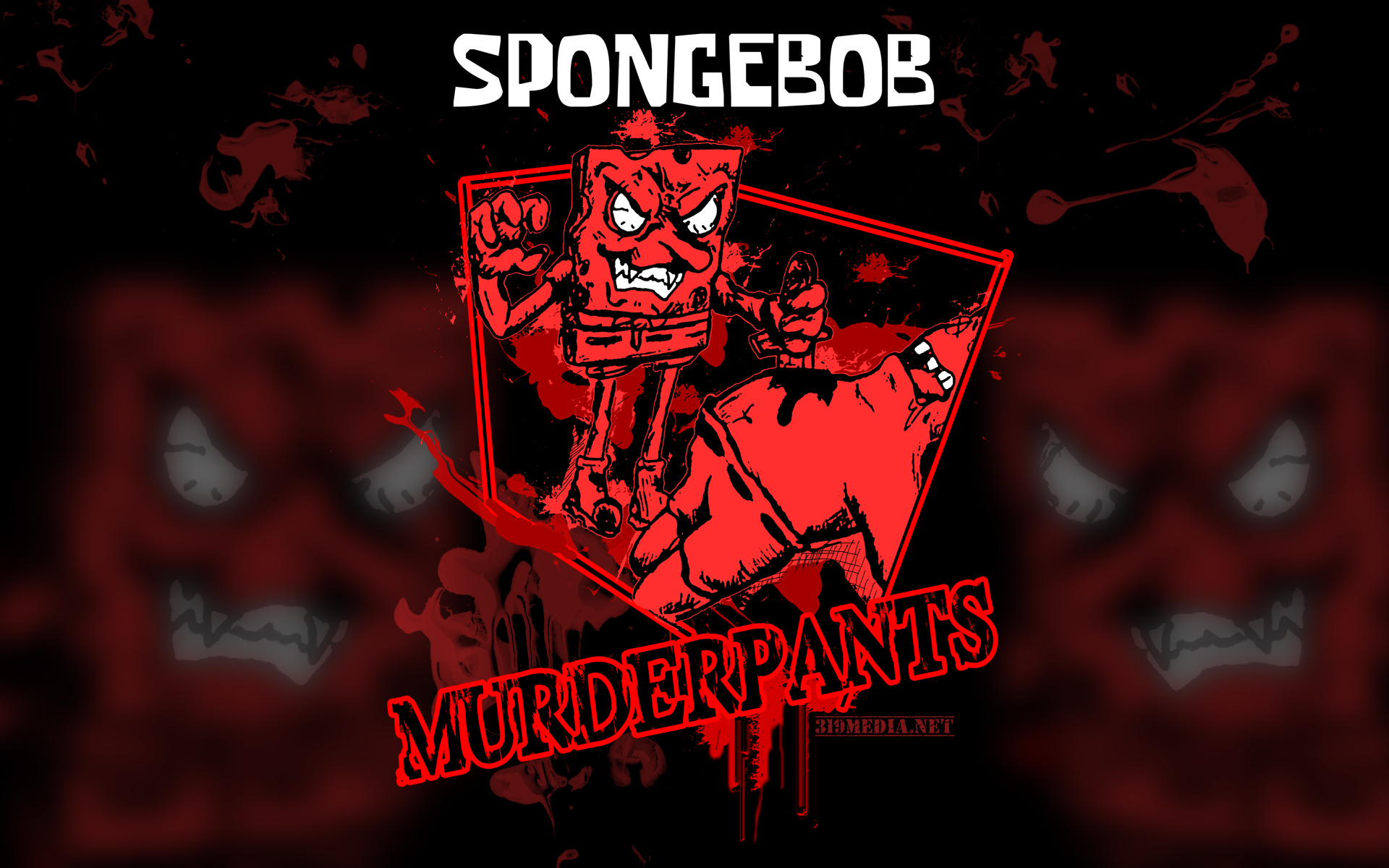 Spongebob Murderpants Puter Wallpaper Desktop Background
