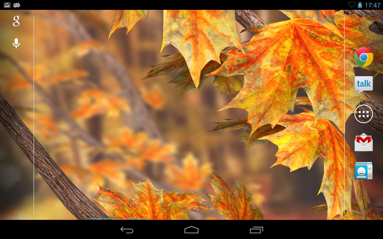 celebrate fall with a beautiful background of autumn leaves blowing in 1280x800