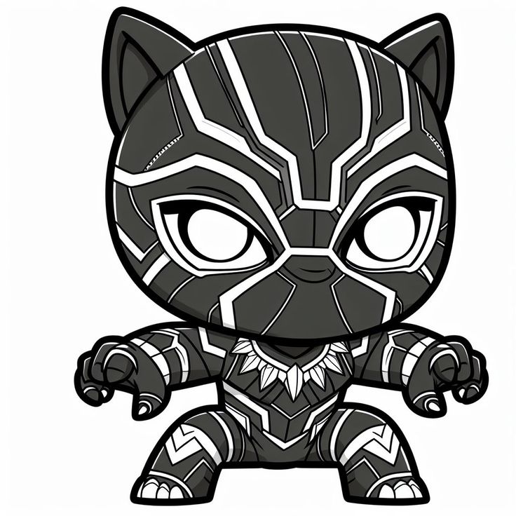 Cute Black Panther Wallpaper