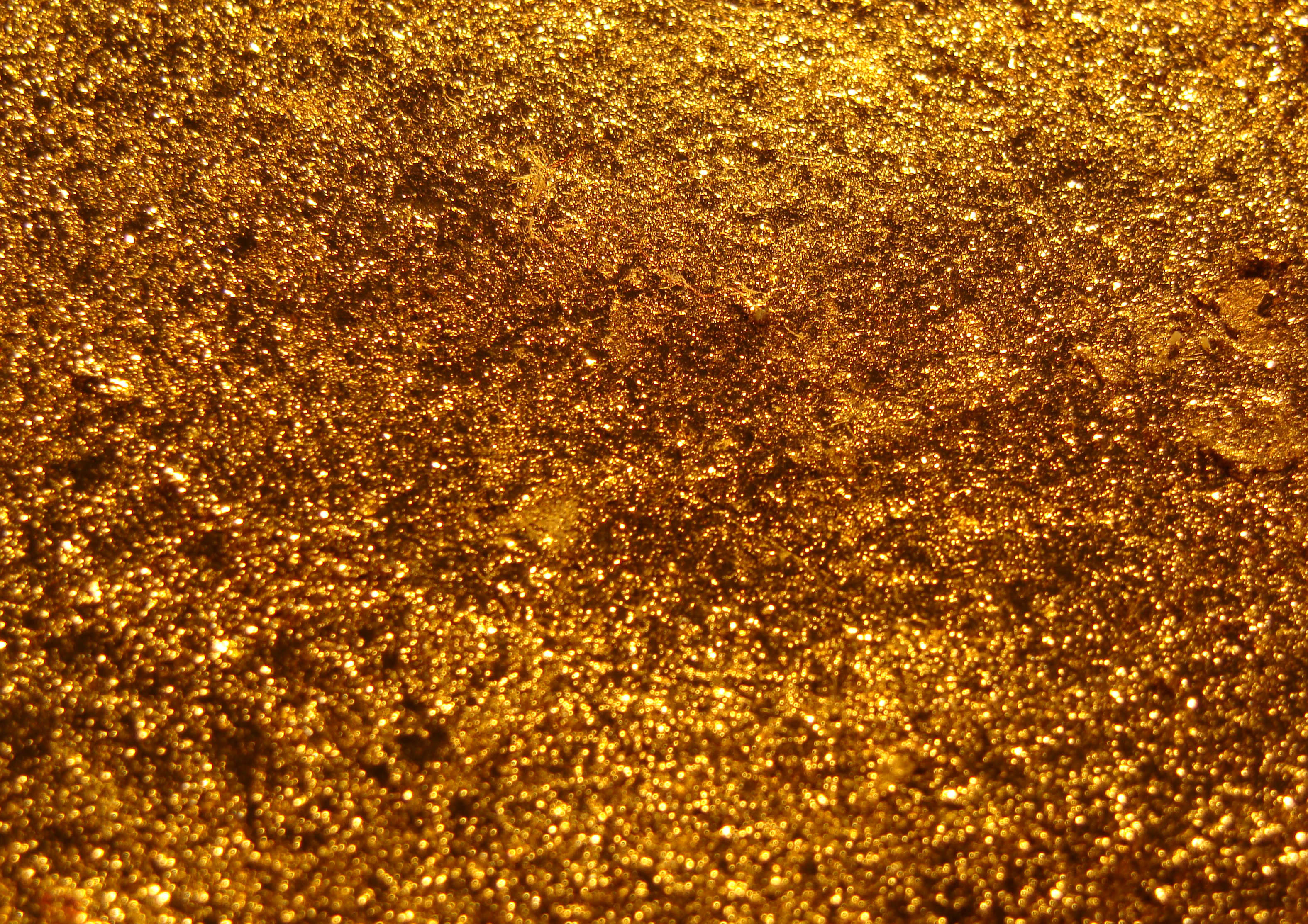 Gold glitter glow metal wealth