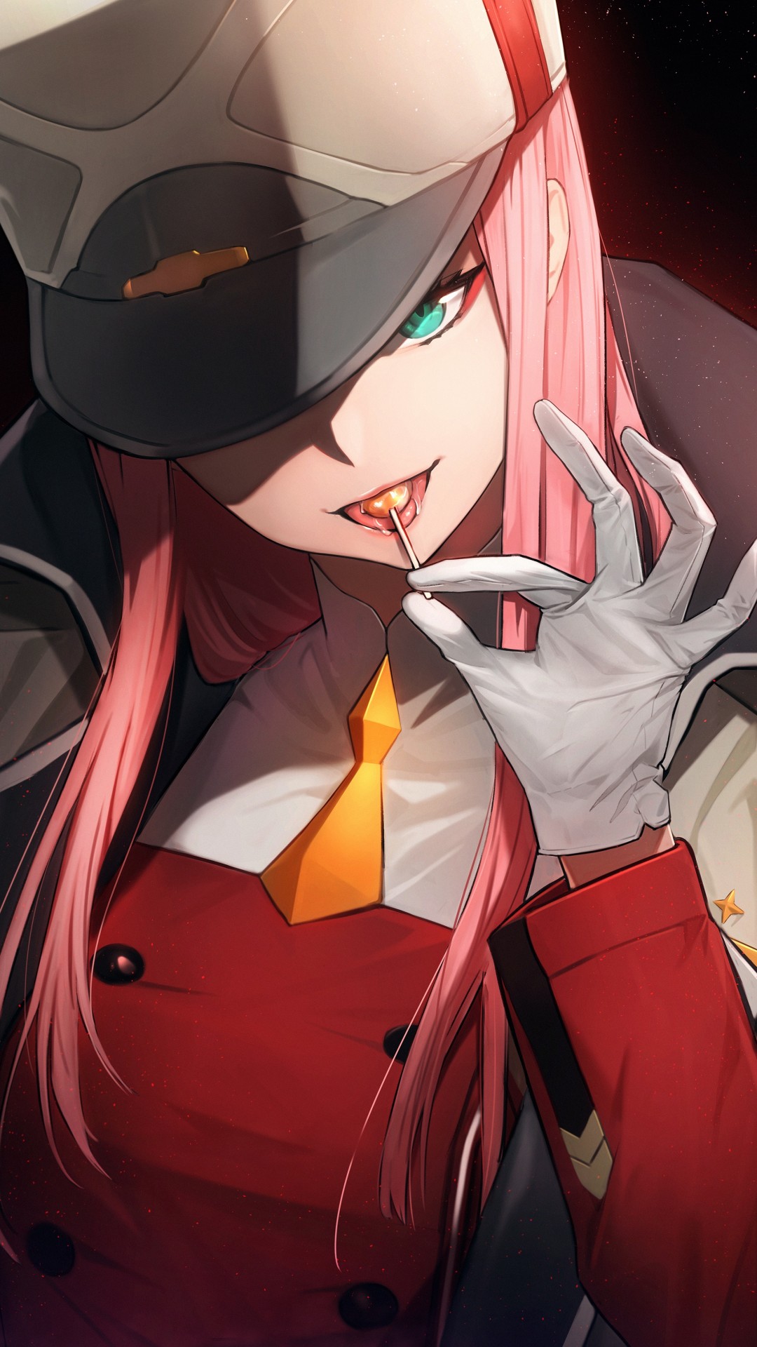 Download 1080x1920 Darling In The Franxx Zero Two Pink